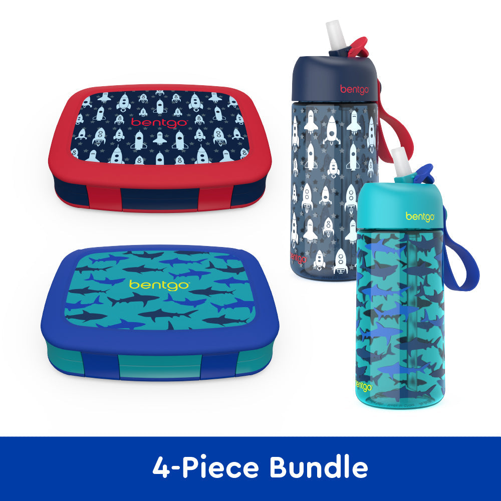 bentgo-kids-prints-lunch-boxes-and-water-bottles-i3 bentgo-lunch-box-bottle-bundle-rocket-shark-1.jpg